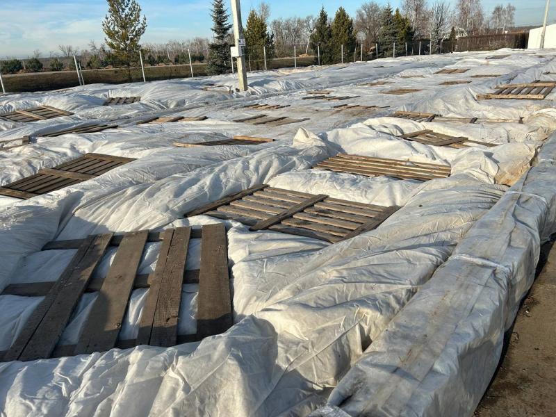 Приступили к укрытию